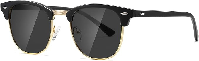 AEVOGUE Polarized Sunglasses For Women And Men Semi Rimless Frame Retro Sun Glasses AE0369 | Amazon (US)