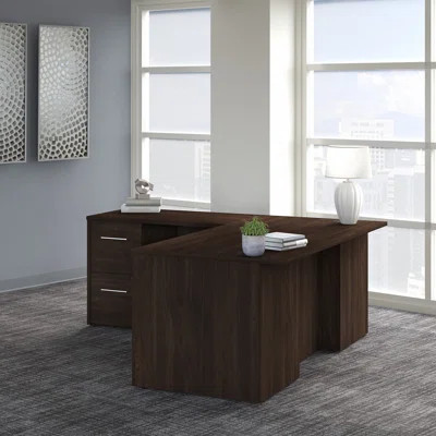 2 Piece L-Shape Executive Desk Office Set | Wayfair North America