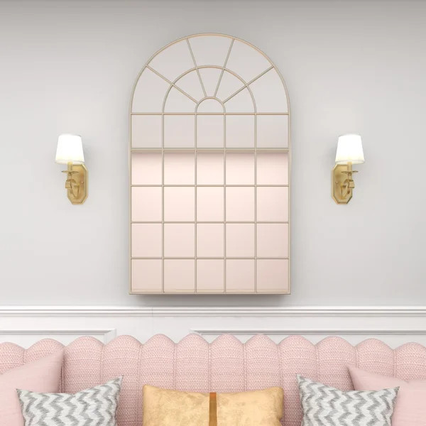 56" x 34" Metal Traditional Full Length Mirror | Wayfair North America