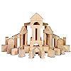 Melissa & Doug Standard Unit Solid-Wood Building Blocks with Wooden Storage Crate (Developmental ... | Amazon (US)