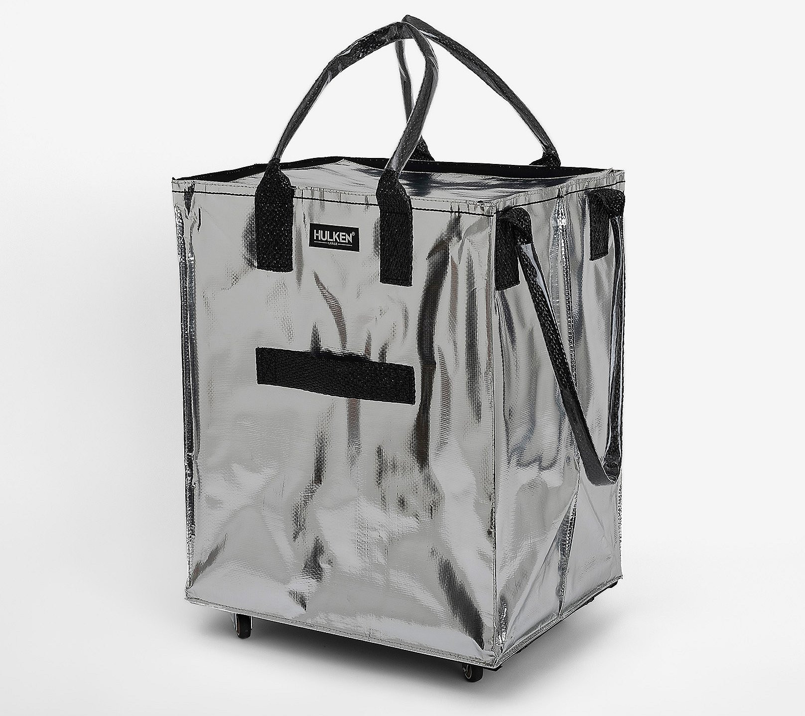 As Is Hulken Large Rolling Tote Bag with Zip Top Closure | QVC