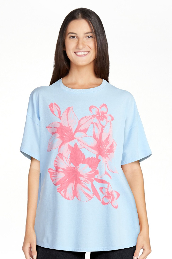 No Boundaries Washed Graphic Boyfriend Tee, Women's XXS-XXL | Walmart (US)