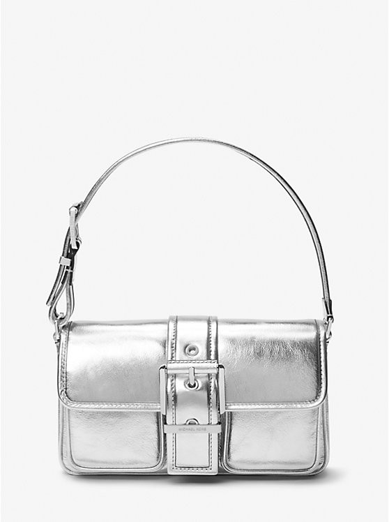 Colby Medium Metallic Leather Shoulder Bag | Michael Kors US