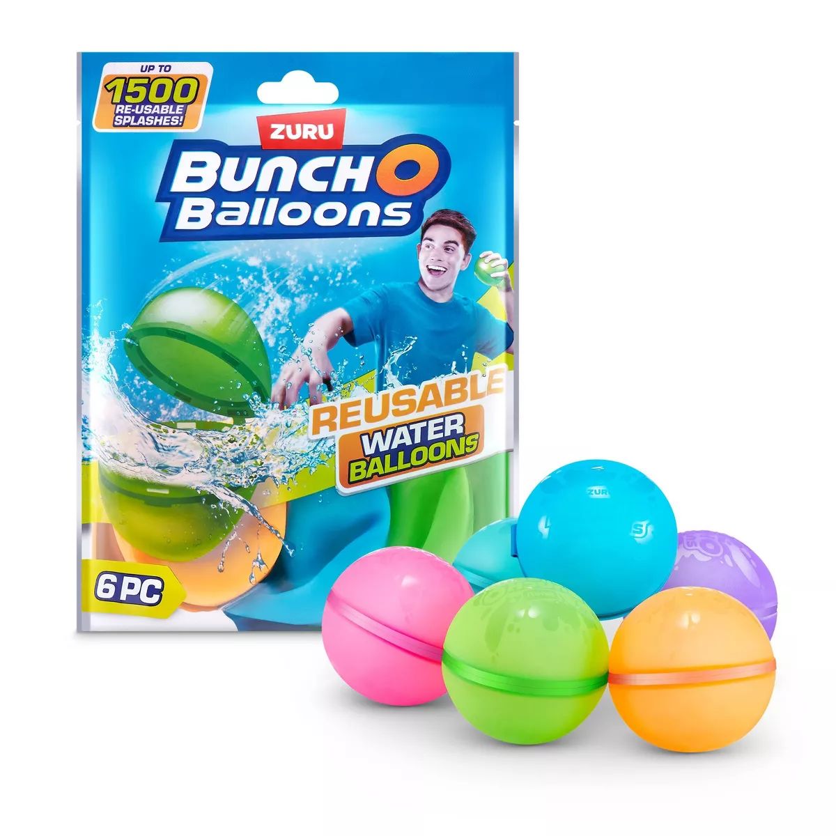 Bunch O Balloons Reusable Water Balloons - 6pk | Target