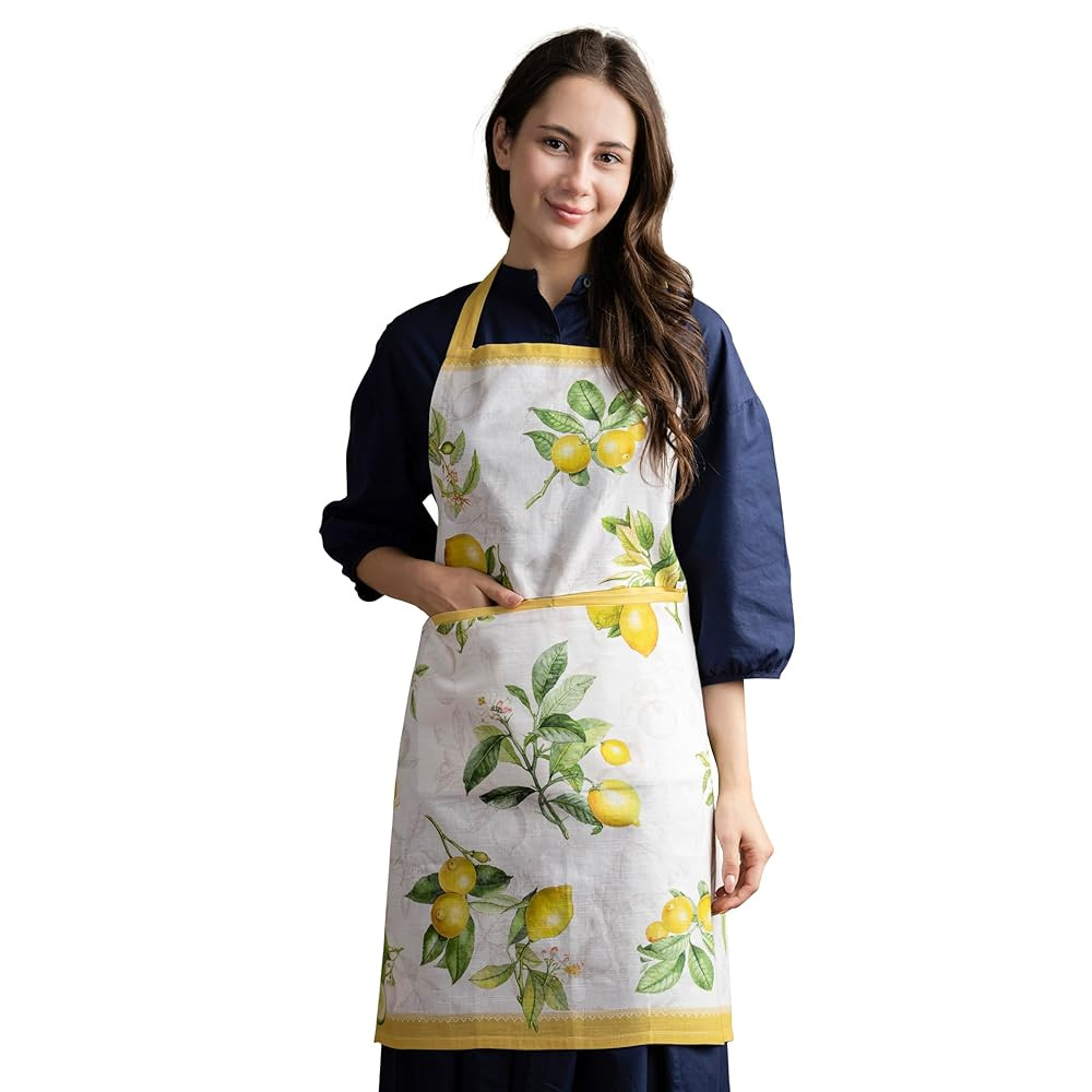 Maison d' Hermine 100% Cotton Apron for women with Pocket Kitchen Chef Fall Apron for Men Cooking... | Amazon (US)