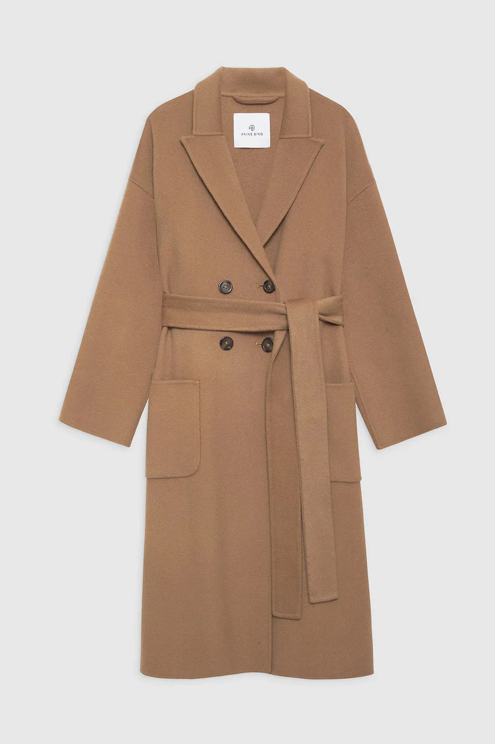 Dylan Coat - Camel Cashmere Blend | Anine Bing