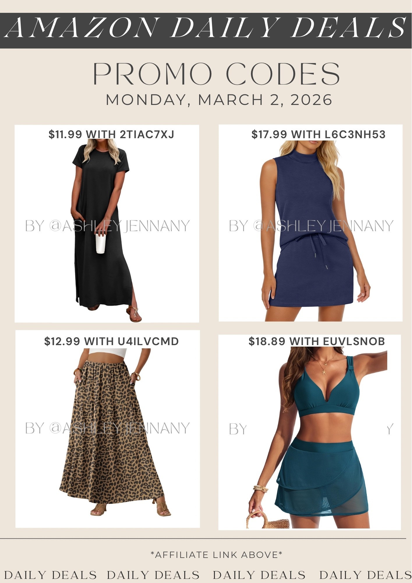 Amazon fashion deals on dresses, maxi skirt, 2 piece set and swimsuit 

#LTKSeasonal #LTKSaleAlert #LTKMidsize