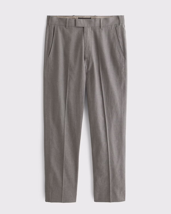 The A&F Collins Slim Linen-Blend Suit Pant | Abercrombie & Fitch (US)