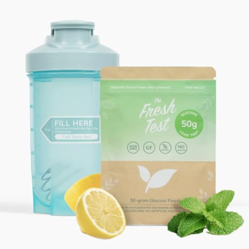 The Fresh Test 50g Powder Drink Mix & Premium Shaker Bottle Bundle, BPA-Free, Leak-Proof, Easy to Use | Amazon (US)