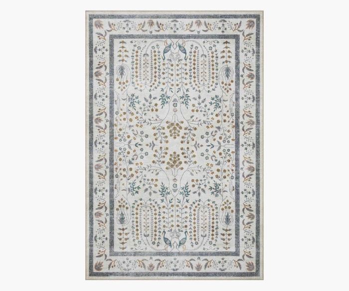 Maison Wisteria Cream Printed Rug | Rifle Paper Co. | Rifle Paper Co.