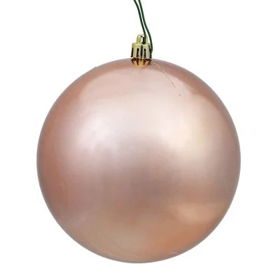 Christmas Ball Ornament The Holiday Aisle® Color: Shiny Rose Gold | Wayfair North America