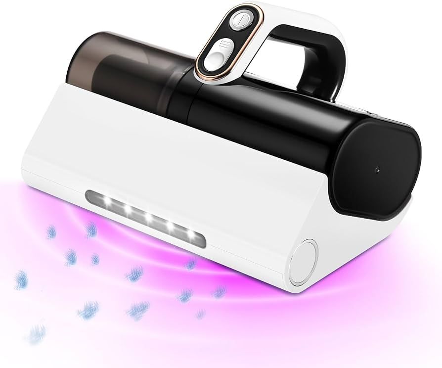 Bed Vacuum Cleaner, Handheld UV Mattress Cleaner with LED light & High Heating Tech, 500W Powerfu... | Amazon (US)