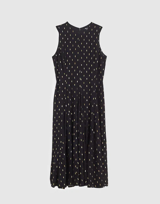 Sleeveless Flared Midi Dress | Madewell