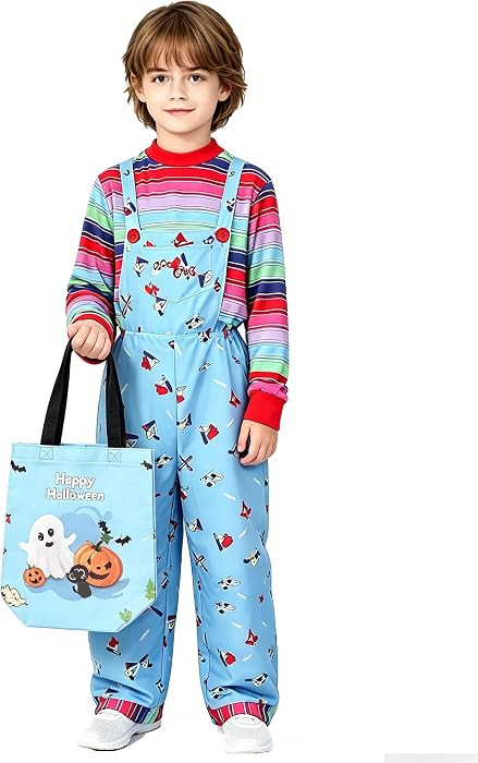 Kids Halloween Costume Chucky Costume for Boys | Amazon (US)