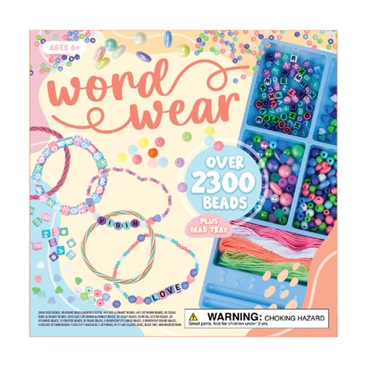 word wear jewelry making bead kit with 2300+ beads | Five Below
