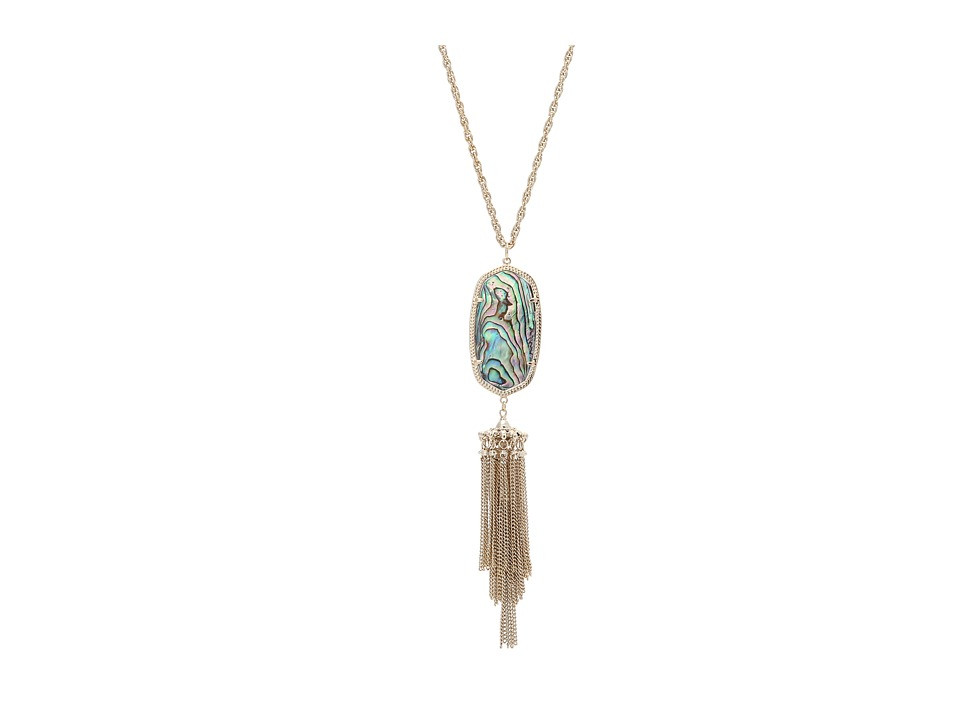 Kendra Scott - Rayne Necklace (Gold Abalone Shell) Necklace | Zappos