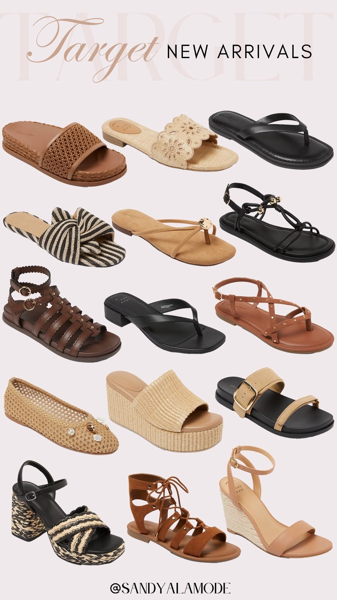 Target new arrivals. Target fashion. Target spring style. Target spring sandals. Target designer inspired sandals. 

#LTKSeasonal #LTKootd #LTKgrwm