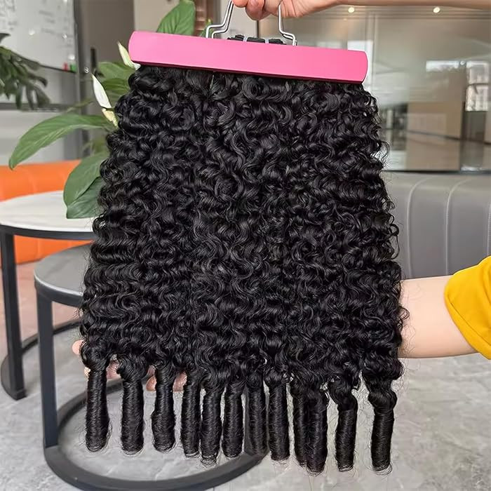 VIPbeauty Burmese Curly Bundles Human Hair, 14 16 18 inch | Amazon (US)