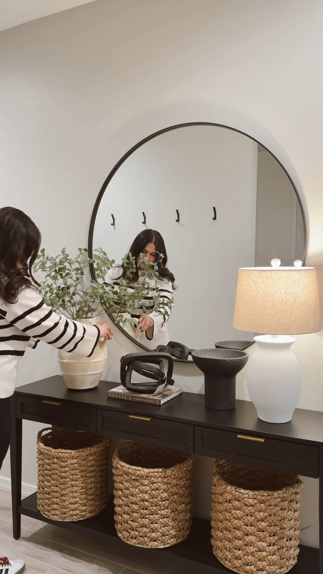 Small homes can still feel elevated, cozy, and beautiful. 🤎 Entryway Table Styling - Kitchen Decor 

#LTKHome #LTKstorytime #LTKSeasonal