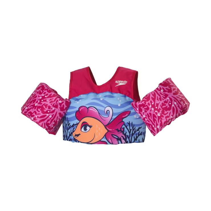 Speedo Girls' Splash Jammer Life Jacket Vest - Berry Beta | Target