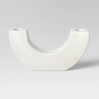 Marble U Shaped Candleholder - Threshold™ | Target