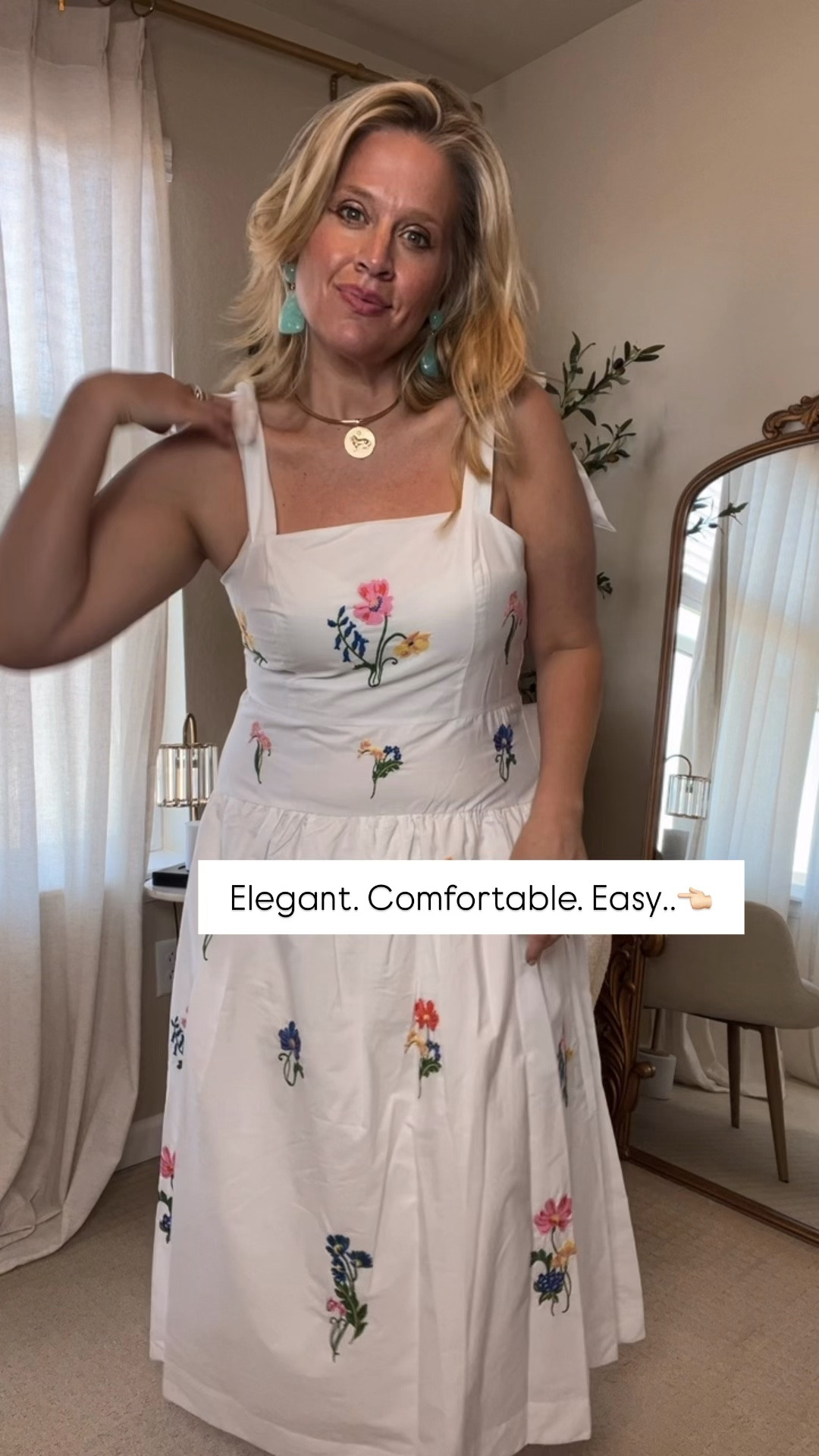 ✨Tap the bell, save and ❤️ for over 40 fashion, midlife style, midsize fashion and luxury looks for less. 

If getting dressed has felt harder lately… this is why I keep reaching for dresses like this 🤍

✨ vertical stripes lengthen
✨ tie waist creates shape without squeezing
✨ relaxed fabric skims instead of clings
✨ polished enough to look elevated…
but comfortable enough to actually LIVE in

This is what I mean by Outfit Physics.

The clothes create the shape not your body.

And honestly? These are the kinds of pieces that make getting dressed feel easy again.

👑"Helping you look good, feel good!" - Lindsey Denver 

#midlifefashion #over40style #midsizefashion #summerdress #over50style #bodyconfidence #genxstyle #outfitinspo

#LTKOver40

Comment SHOP below to receive a DM with the link to this post on my LTK ⬇ https://liketk.it/6eoLW