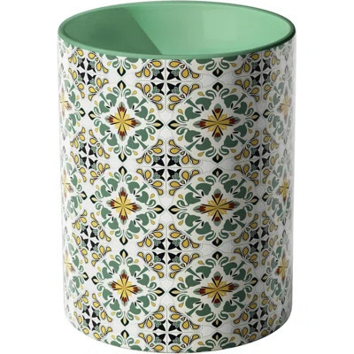 Ceramic Kitchen Utensil Holder For Countertop, Large Mediterranean Utensil Crock | Wayfair North America