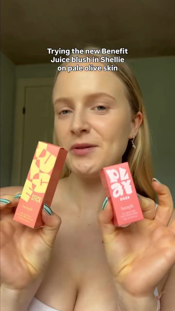 Now I can see that it says juice LMAO but which shade should I try next👀

@benefitcosmeticsuk #blush #benefituk #ukmakeup #paleskinmakeup #paleolive