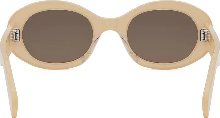 Triomphe 52mm Oval Sunglasses | Nordstrom