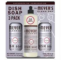 Mrs. Meyer's Liquid Dish Soap, 3 x 16 fl oz- Lavender | Sam's Club