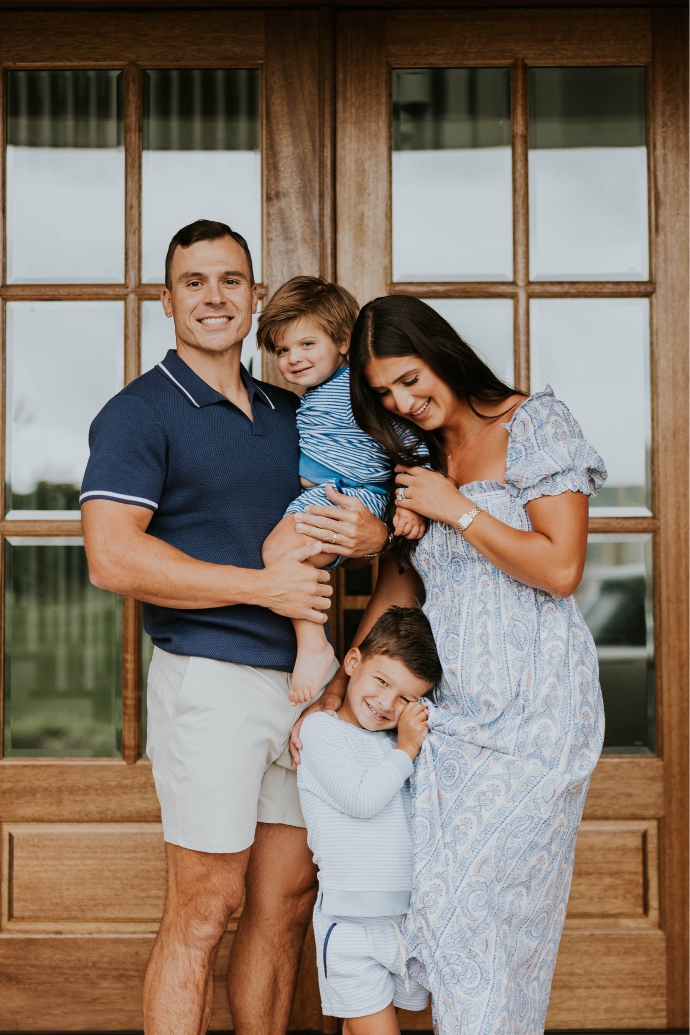My dress is 20% off! Family pictures, mens sweater polo