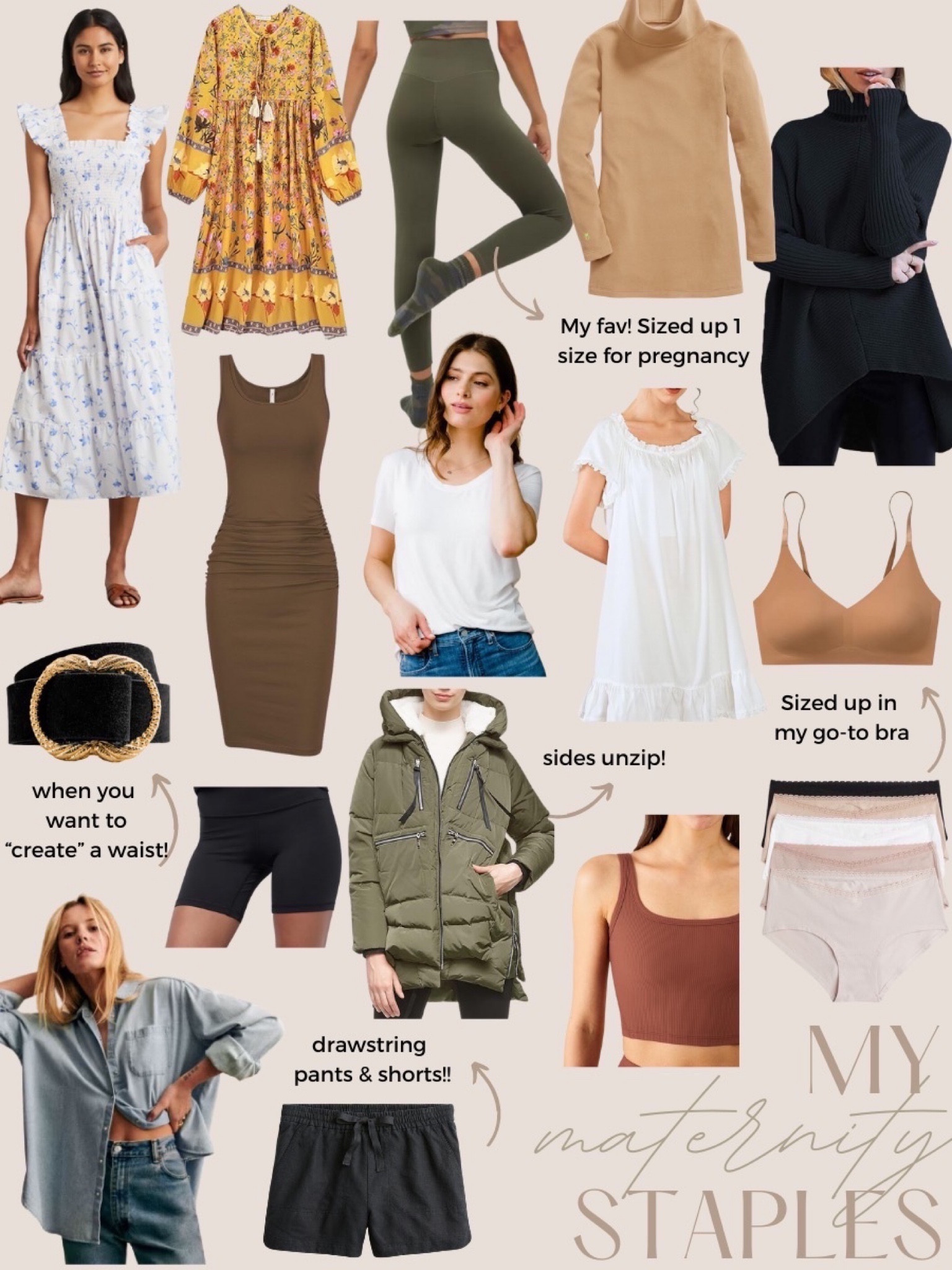 My maternity staples. Almost everything isn’t actually maternity! Just stretchy/roomy/and went up a size or two! 

Maternity, maternity style

#LTKbump #LTKfindsunder100 #LTKfindsunder50