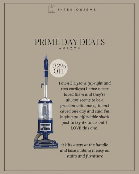 I bought this on a whim, and I actually love it better than my dysons. it’s called the pull away because it comes apart in two places, making it easy to clean furniture and stairs. It’s also super affordable on sale for prime day, vacuum cleaner on upright, vacuum cleaner.

#LTKhome #LTKsalealert #LTKstyletip