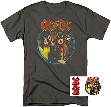 ACDC Highway to Hell Rock Album T Shirt & Stickers | Amazon (US)