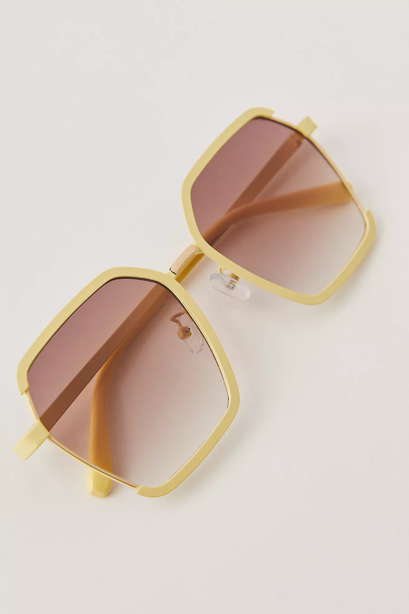 Sage Oversized Square Sunnies | Free People (Global - UK&FR Excluded)