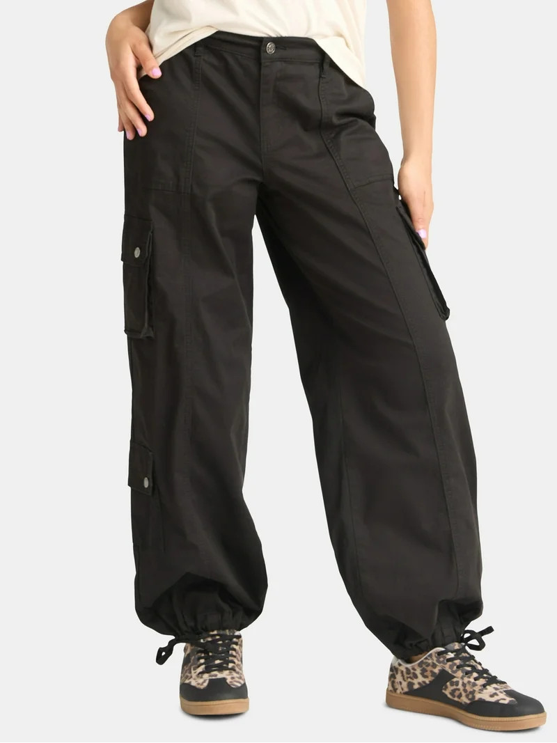 Madden NYC Women's Poplin Pants, 31" Inseam, Sizes XXS-XXL | Walmart (US)
