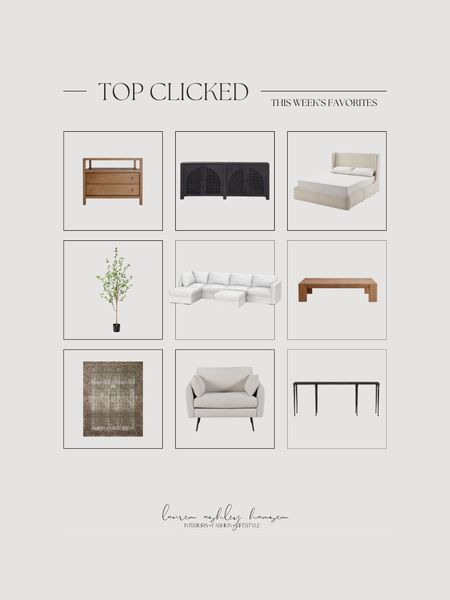 This week’s most clicked items! We have every single one of these pieces in our home, and I can attest to the quality, style and love we have for all of them! Our living room furniture pieces I couldn’t recommend more, and I love our new storage bed frame from Castlery! 

#LTKstyletip #LTKhome