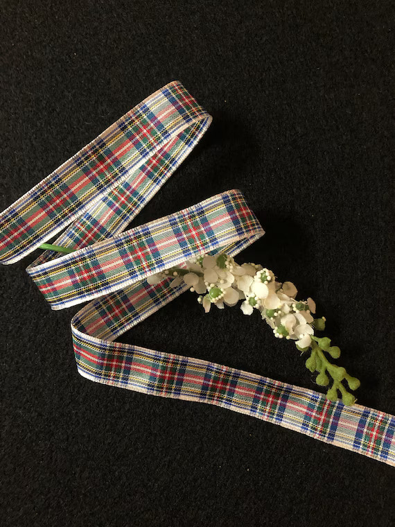 5/8 Inch Dress Stewart Authentic Tartan Ribbon - Etsy | Etsy (US)