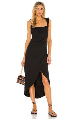 Free People At Dusk Midi Dress in Black from Revolve.com | Revolve Clothing (Global)