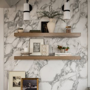 Floating Wood Shelf with 2" Height | Rejuvenation