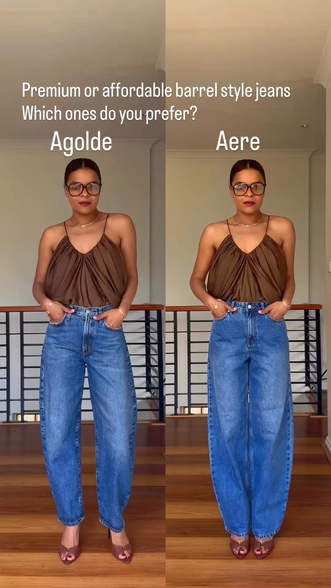 Barrel jeans are having a moment and trust me, they’re not going anywhere. Today I’m comparing two gorgeous pairs - one premium, one super affordable… Both I love and are super stylish.
The barrel silhouette is secretly one of the most flattering denim styles when you style it right. Its relaxed, modern, and effortlessly chic 
And with all the sales happening right now, it’s the BEST time to snap up a pair you’ll wear on repeat.
I’ve linked my favourite barrel styles for you . 

Comment JEANS to get a link to shop these and loads more x 