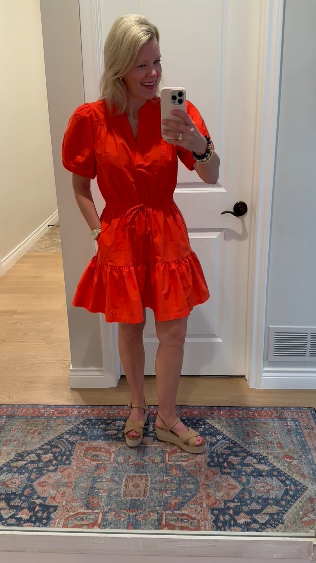 This dress has been a best seller for me! It really is so adorable, so well-made and a fabulous price point! It also comes in white and black and would make the perfect game day dress.  It is a great length for petite frames.  Walmart fashion at its best!!

#LTKSeasonal #LTKPetite #LTKFindsUnder50