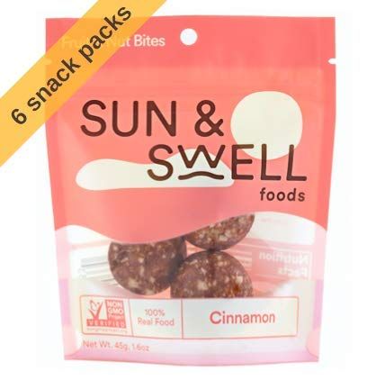 SUN & SWELL FOODS Plant Based Snack Bites (Cinnamon) - 6 Count | Whole 30 Compliant | Organic Dat... | Amazon (US)