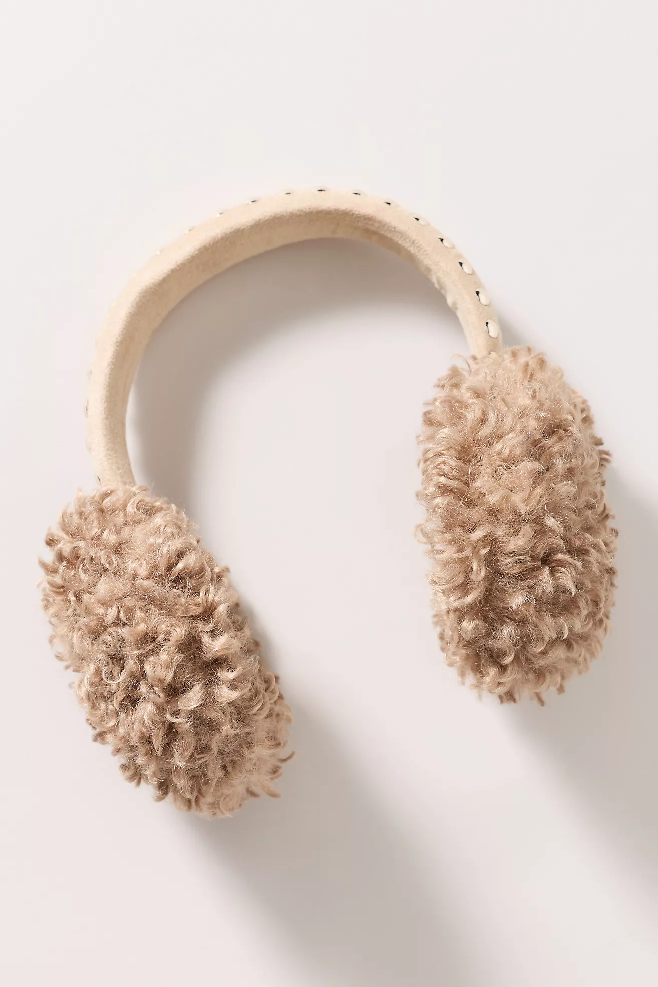 Violet & Brooks Studded Faux Fur Earmuffs | Anthropologie (US)