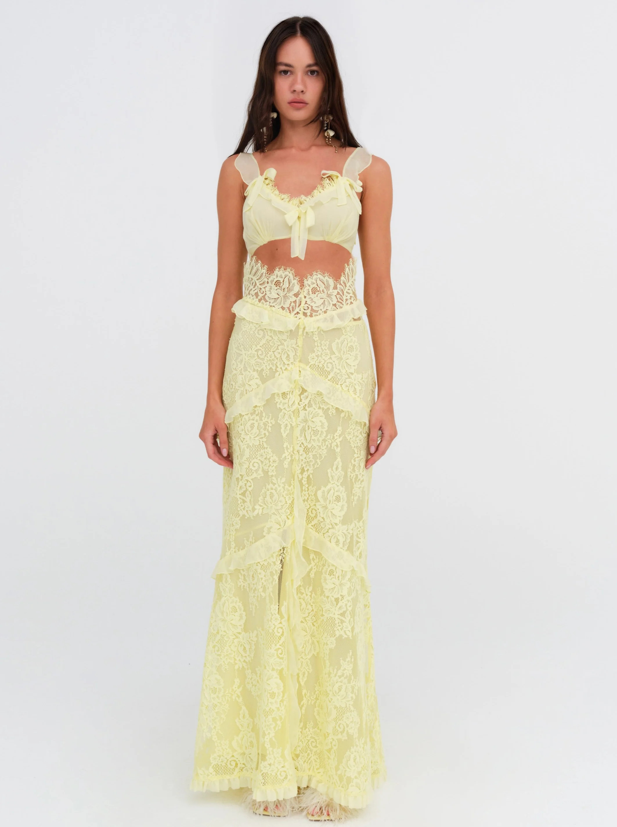 Milena Lace Maxi Dress | For Love & Lemons