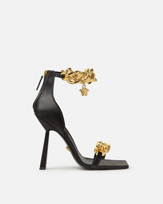 Medusa Chain High Heel Sandals | Versace (US)