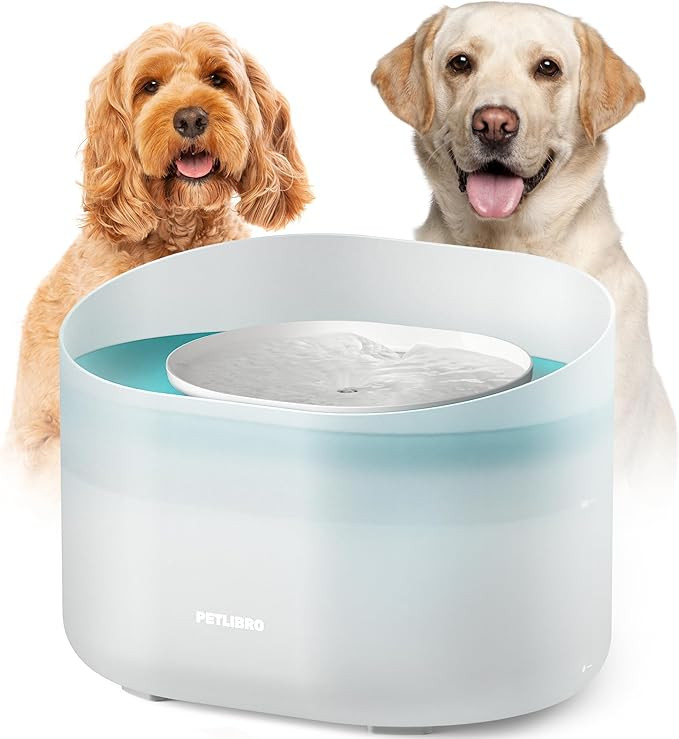 PETLIBRO Dog Water Fountain, 2.1Gal/8L Capsule Dog Fountain for Medium to Large Dogs, Anti-Splash... | Amazon (US)