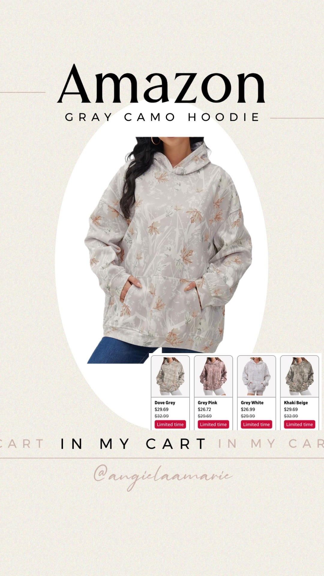 This oversized pullover hoodie comes in so many different color camo options! On SALE for $22 right now — limited time offer 🚨


#LTKWorkwear #LTKSwim #LTKFindsUnder50 #LTKWedding #LTKHome #LTKBaby #LTKMens #LTKSaleAlert #LTKFindsUnder100 #LTKStyleTip #LTKFamily #LTKU #LTKBeauty #LTKBump #LTKOver40 #LTKItBag #LTKParties #LTKTravel #LTKSeasonal #LTKShoeCrush #LTKKids #LTKMidsize #LTKActive #LTKPetite #LTKGiftGuide #LTKTall #LTKHalloween #LTKFallSale