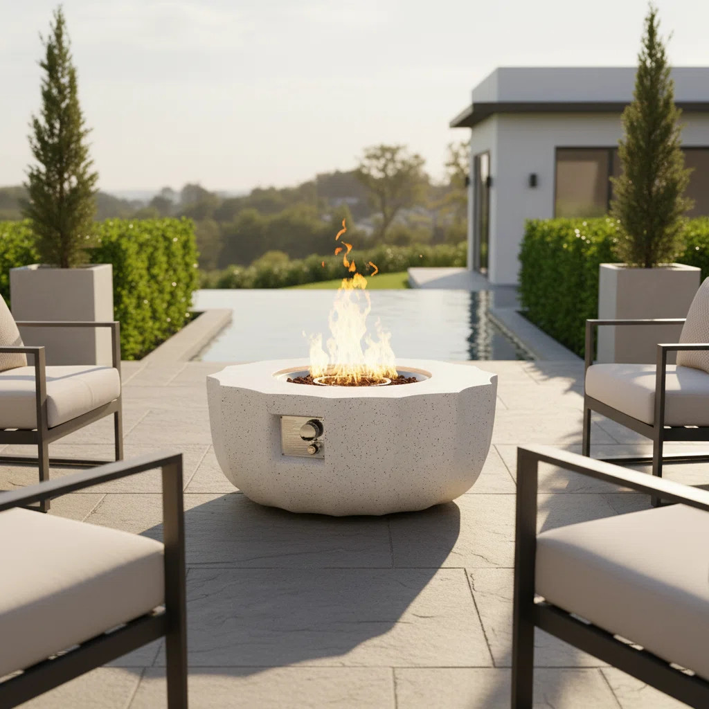 Latitude Run® Round Fire Pit Table | Wayfair | Wayfair North America