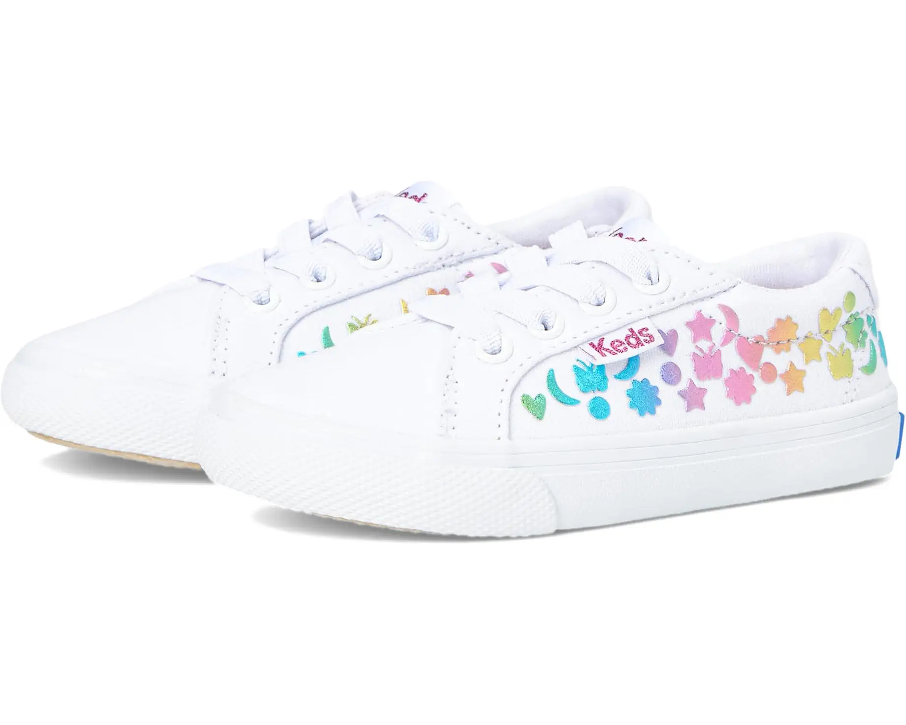 Girl's Keds Kids Jumpkick Elastic Stud Foil (Toddler) | Zappos.com